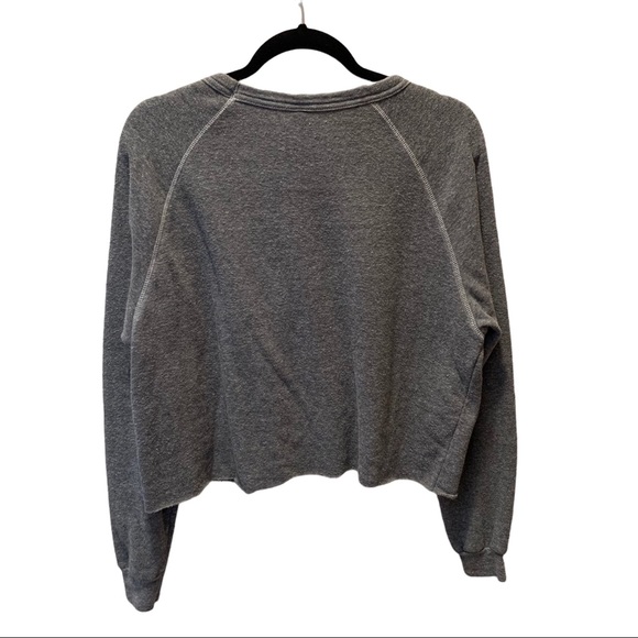 The Tonight Show Starring Jimmy Fallon Varsity Sweatshirt Cropped - Picture 2 of 5